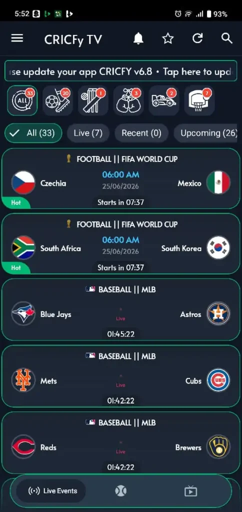 Cricfy Tv 