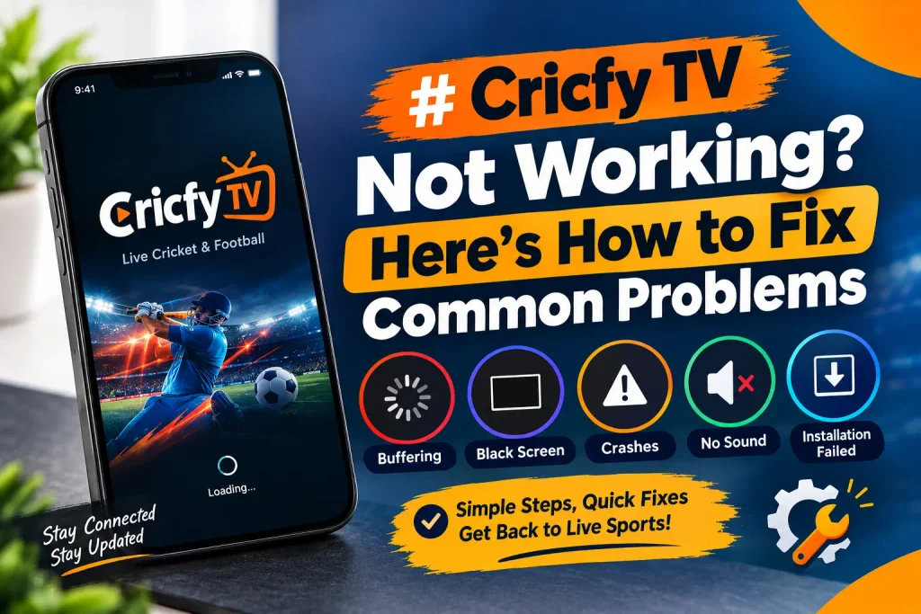 Cricfy Tv Not Working
